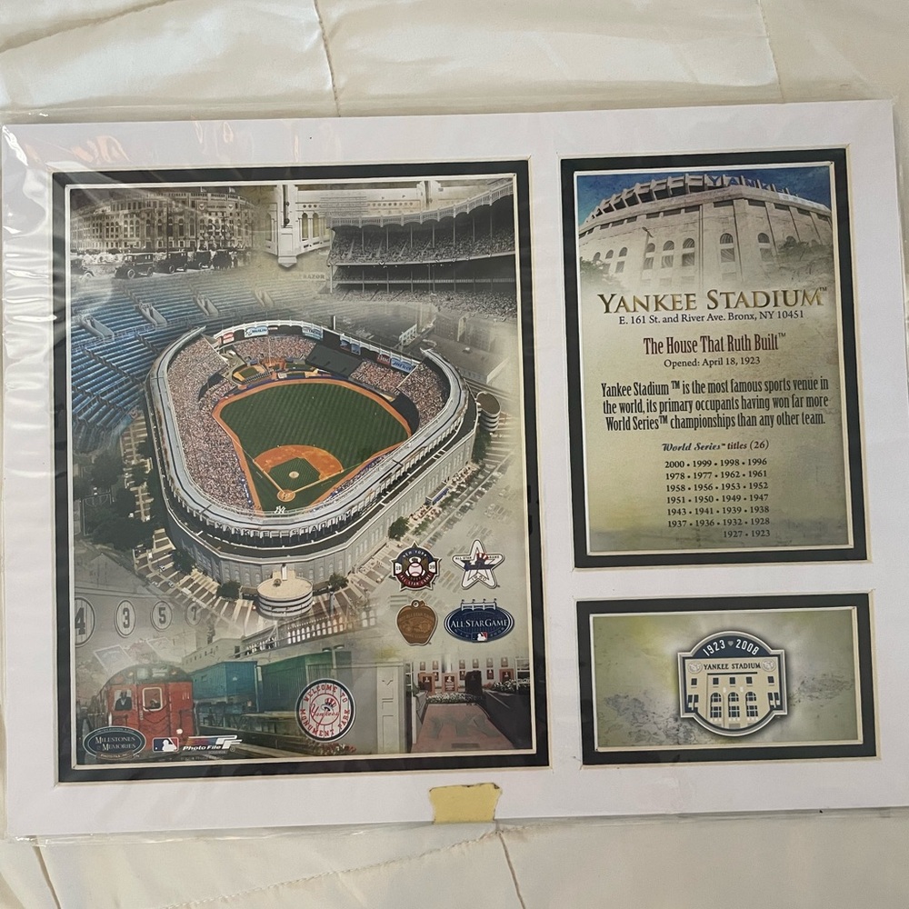Yankee Stadium Commemorative Print